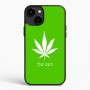 כיסוי בעיצוב אישי עם השם שלך לדגם - Apple iPhone 15 Plus בעיצוב עלה מריחואנה - גראס