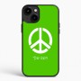 כיסוי בעיצוב אישי עם השם שלך לדגם - Apple iPhone 15 Plus בעיצוב סמל השלום