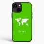 כיסוי בעיצוב אישי עם השם שלך לדגם - Apple iPhone 15 Plus בעיצוב מפת העולם