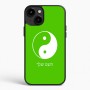 כיסוי בעיצוב אישי עם השם שלך לדגם - Apple iPhone 15 Plus בעיצוב סמל יינג יאנג