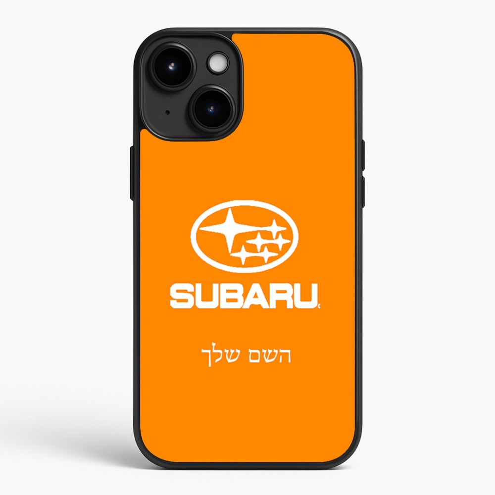 כיסוי בעיצוב אישי עם השם שלך לדגם - Apple iPhone 15 Plus בעיצוב סובארו
