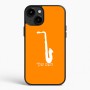 כיסוי בעיצוב אישי עם השם שלך לדגם - Apple iPhone 15 Plus בעיצוב סקסופון