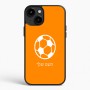 כיסוי בעיצוב אישי עם השם שלך לדגם - Apple iPhone 15 Plus בעיצוב כדורגל כדור כדורגל