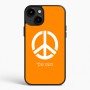 כיסוי בעיצוב אישי עם השם שלך לדגם - Apple iPhone 15 Plus בעיצוב סמל השלום