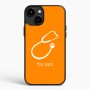 כיסוי בעיצוב אישי עם השם שלך לדגם - Apple iPhone 15 Plus בעיצוב סטטוסקופ רופא