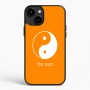 כיסוי בעיצוב אישי עם השם שלך לדגם - Apple iPhone 15 Plus בעיצוב סמל יינג יאנג