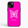 כיסוי בעיצוב אישי עם השם שלך לדגם - Apple iPhone 15 Plus בעיצוב פרפר