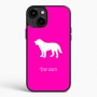 כיסוי בעיצוב אישי עם השם שלך לדגם - Apple iPhone 15 Plus בעיצוב כלב