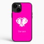 כיסוי בעיצוב אישי עם השם שלך לדגם - Apple iPhone 15 Plus בעיצוב ראש פיל