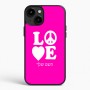 כיסוי בעיצוב אישי עם השם שלך לדגם - Apple iPhone 15 Plus בעיצוב אהבה