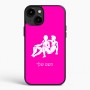 כיסוי בעיצוב אישי עם השם שלך לדגם - Apple iPhone 15 Plus בעיצוב מזלות - תאומים