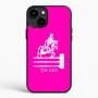 כיסוי בעיצוב אישי עם השם שלך לדגם - Apple iPhone 15 Plus בעיצוב רוכב סוסים