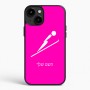 כיסוי בעיצוב אישי עם השם שלך לדגם - Apple iPhone 15 Plus בעיצוב קפיצת סקי אולימפית