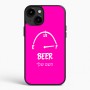 כיסוי בעיצוב אישי עם השם שלך לדגם - Apple iPhone 15 Plus בעיצוב מיכל של בירה