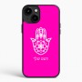 כיסוי בעיצוב אישי עם השם שלך לדגם - Apple iPhone 15 Plus בעיצוב חמסה - קבלה