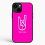 כיסוי בעיצוב אישי עם השם שלך לדגם - Apple iPhone 15 Plus בעיצוב יד סלע