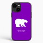 כיסוי בעיצוב אישי עם השם שלך לדגם - Apple iPhone 15 Plus בעיצוב דוב