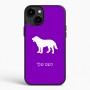 כיסוי בעיצוב אישי עם השם שלך לדגם - Apple iPhone 15 Plus בעיצוב כלב