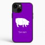 כיסוי בעיצוב אישי עם השם שלך לדגם - Apple iPhone 15 Plus בעיצוב חזיר