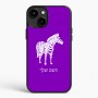 כיסוי בעיצוב אישי עם השם שלך לדגם - Apple iPhone 15 Plus בעיצוב זברה