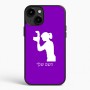 כיסוי בעיצוב אישי עם השם שלך לדגם - Apple iPhone 15 Plus בעיצוב צלמת - אישה