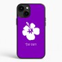 כיסוי בעיצוב אישי עם השם שלך לדגם - Apple iPhone 15 Plus בעיצוב פרח היביסקוס