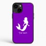 כיסוי בעיצוב אישי עם השם שלך לדגם - Apple iPhone 15 Plus בעיצוב בתולת ים - אישה