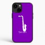 כיסוי בעיצוב אישי עם השם שלך לדגם - Apple iPhone 15 Plus בעיצוב סקסופון