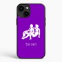 כיסוי בעיצוב אישי עם השם שלך לדגם - Apple iPhone 15 Plus בעיצוב מזלות - תאומים