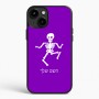 כיסוי בעיצוב אישי עם השם שלך לדגם - Apple iPhone 15 Plus בעיצוב סקלטון
