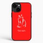 כיסוי בעיצוב אישי עם השם שלך לדגם - Apple iPhone 15 Plus בעיצוב חתול