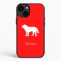 כיסוי בעיצוב אישי עם השם שלך לדגם - Apple iPhone 15 Plus בעיצוב כלב