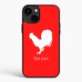 כיסוי בעיצוב אישי עם השם שלך לדגם - Apple iPhone 15 Plus בעיצוב תרנגול