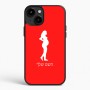 כיסוי בעיצוב אישי עם השם שלך לדגם - Apple iPhone 15 Plus בעיצוב אישה בהריון