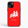 כיסוי בעיצוב אישי עם השם שלך לדגם - Apple iPhone 15 Plus בעיצוב מזלות - תאומים