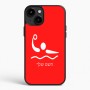 כיסוי בעיצוב אישי עם השם שלך לדגם - Apple iPhone 15 Plus בעיצוב כדור מים אולימפי