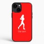 כיסוי בעיצוב אישי עם השם שלך לדגם - Apple iPhone 15 Plus בעיצוב רץ רץ אישה