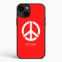 כיסוי בעיצוב אישי עם השם שלך לדגם - Apple iPhone 15 Plus בעיצוב סמל השלום