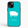 כיסוי בעיצוב אישי עם השם שלך לדגם - Apple iPhone 15 Plus בעיצוב חזיר