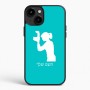 כיסוי בעיצוב אישי עם השם שלך לדגם - Apple iPhone 15 Plus בעיצוב צלמת - אישה