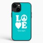 כיסוי בעיצוב אישי עם השם שלך לדגם - Apple iPhone 15 Plus בעיצוב אהבה