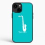 כיסוי בעיצוב אישי עם השם שלך לדגם - Apple iPhone 15 Plus בעיצוב סקסופון