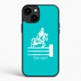כיסוי בעיצוב אישי עם השם שלך לדגם - Apple iPhone 15 Plus בעיצוב רוכב סוסים