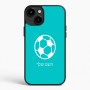 כיסוי בעיצוב אישי עם השם שלך לדגם - Apple iPhone 15 Plus בעיצוב כדורגל כדור כדורגל