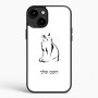 כיסוי בעיצוב אישי עם השם שלך לדגם - Apple iPhone 15 Plus בעיצוב חתול