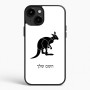 כיסוי בעיצוב אישי עם השם שלך לדגם - Apple iPhone 15 Plus בעיצוב קנגורו