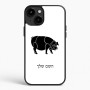 כיסוי בעיצוב אישי עם השם שלך לדגם - Apple iPhone 15 Plus בעיצוב חזיר