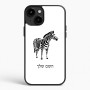 כיסוי בעיצוב אישי עם השם שלך לדגם - Apple iPhone 15 Plus בעיצוב זברה