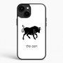 כיסוי בעיצוב אישי עם השם שלך לדגם - Apple iPhone 15 Plus בעיצוב מזלות - שור