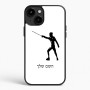 כיסוי בעיצוב אישי עם השם שלך לדגם - Apple iPhone 15 Plus בעיצוב לוחם סייף
